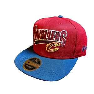 New Era 9FIFTY Cleveland Cavaliers Cavs NBA Retro Tail Snapback Hat Maroon OSFA